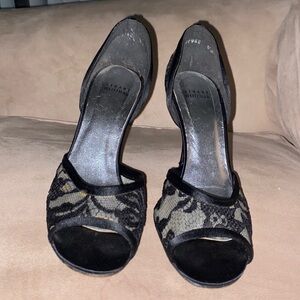 Stuart Weitzman heels lace